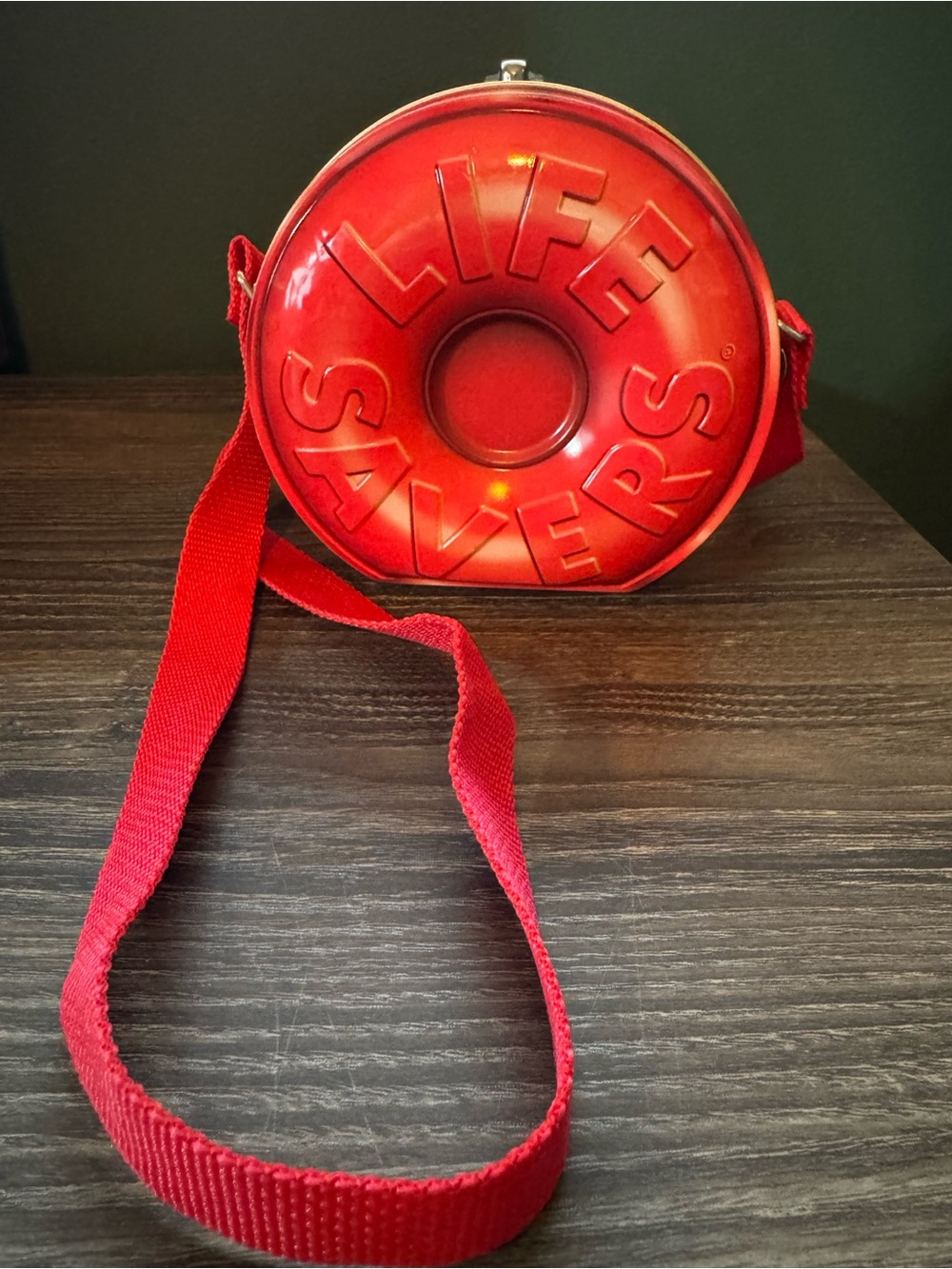 Vintage Nabisco Life Savers promotional tin metal candy purse Y2K